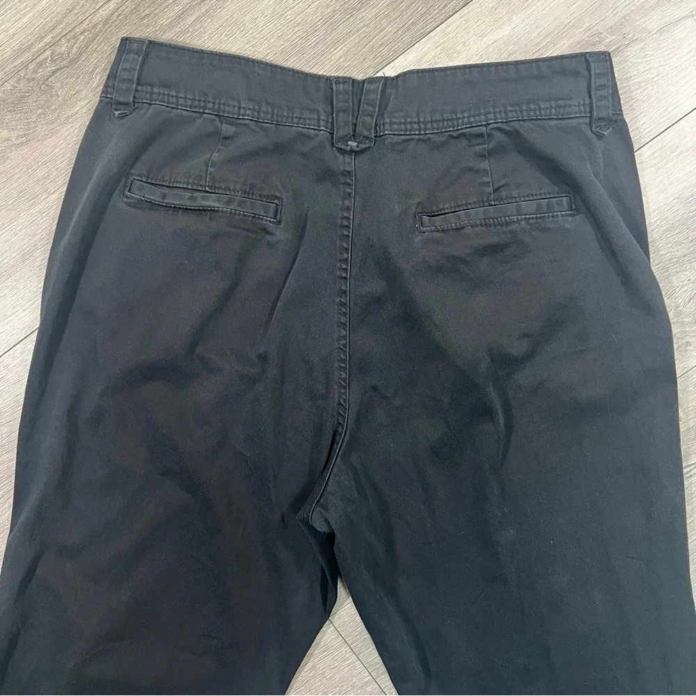 Riders by Lee Curvier Casual Dress Work Black Pants Size 16 M Chino Trousers - Picture 4 of 10